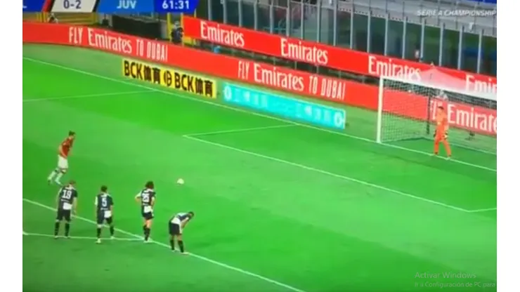 La ejecución de Zlatan Ibrahimovic.