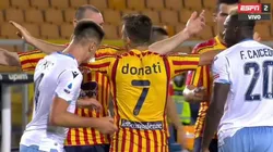 El momento de la agresión de Patric.