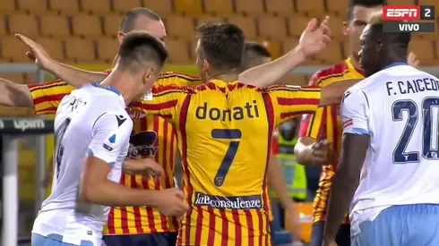 El momento de la agresión de Patric.