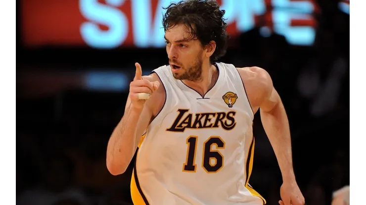 Pau Gasol en los Lakers (Getty)