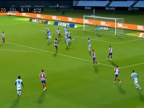 Parece un bug del FIFA 20: el curioso gol del Celta de Vigo ante el Atleti