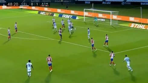 Parece un bug del FIFA 20: el curioso gol del Celta de Vigo ante el Atleti