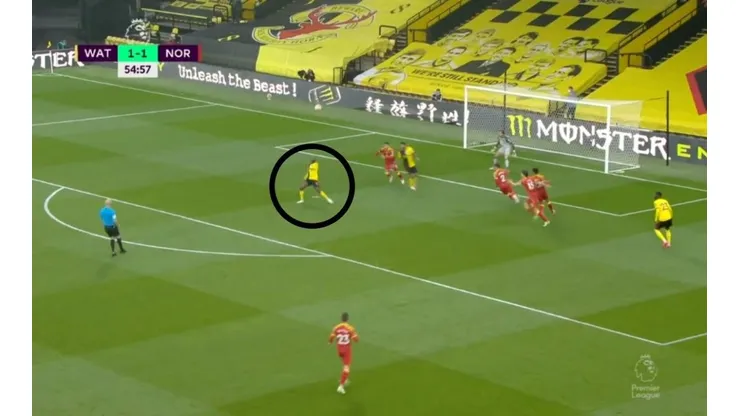 La chilena fenomenal de Danny Welbeck.