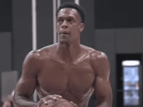 Rondo acabó con el gimnasio y luce tremenda figura en los entrenamientos