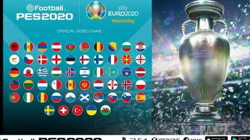 Evento eFootball PES 2020 para consolas y móviles del modo Euro 2020