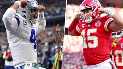 Prescott y Mahomes (Getty Images)