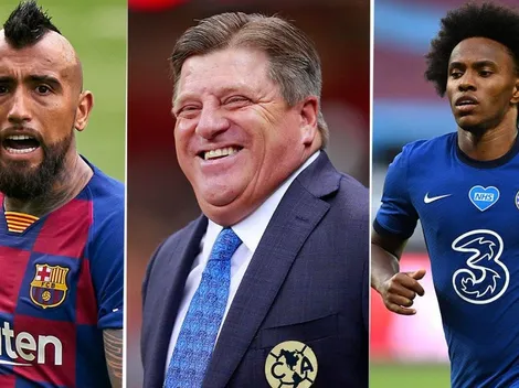 Herrera descartó los fichajes de Arturo Vidal y Willian