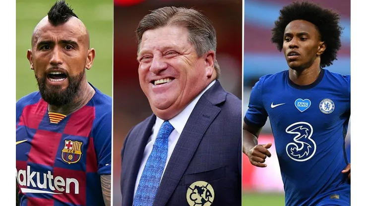 Herrera descartó los fichajes de Arturo Vidal y Willian