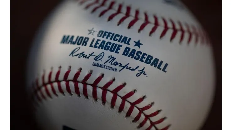 La pelota oficial de la MLB (Getty Images)