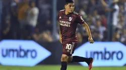 Juan Fernando Quintero durante un partido de River.