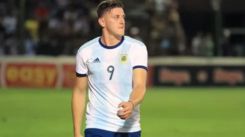 Adolfo Gaich en la Selección Argentina.