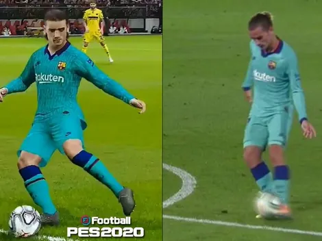 ¡Idéntico! Recrean el épico golazo de Griezmann al Villareal en el PES 2020