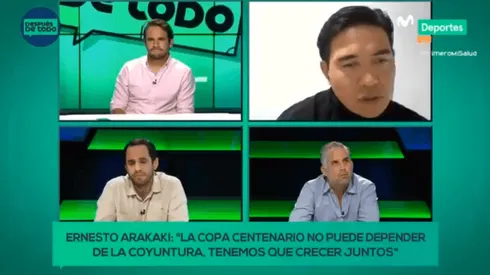 Arakaki fue entrevistado en Después de Todo este domingo.