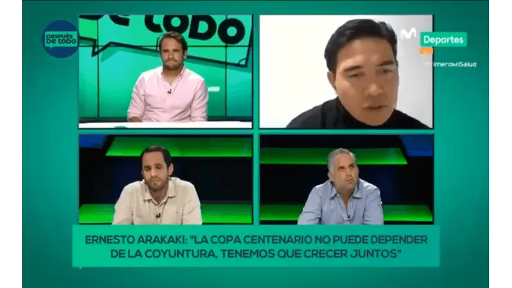 Arakaki fue entrevistado en Después de Todo este domingo.