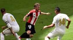 Muniain no ocultó su fastidio luego de la derrota ante Real Madrid (Foto: Getty)