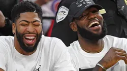 Anthony Davis y LeBron James (Getty Images)