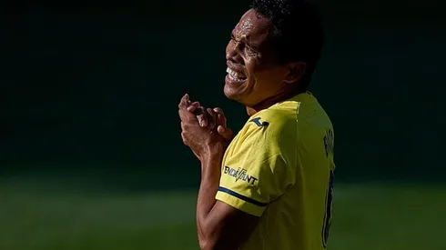 Carlos Bacca, jugador colombiano del Villarreal de España.