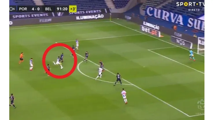 Así fue el gol de Luis Díaz en Portugal contra Beleneses.