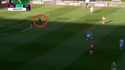 El pase de 40 metros del brasileño.