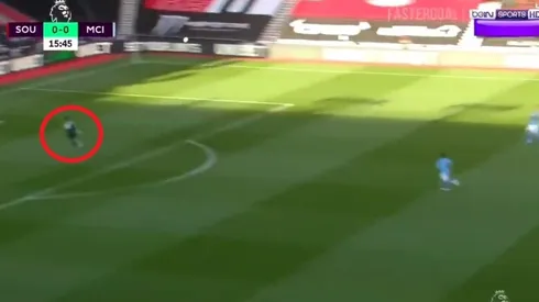 Ederson estaba muy adelantado.