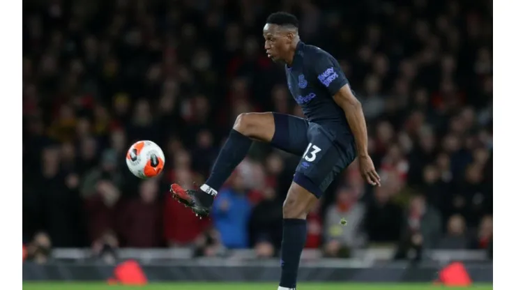 Yerry Mina, jugador del Everton de Inglaterra.