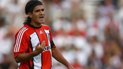 Ariel Arnaldo Ortega en el club de sus amores.