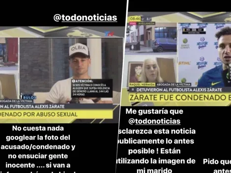 Natalie Weber explotó en Instagram contra TN por las fotos de Mauro Zárate