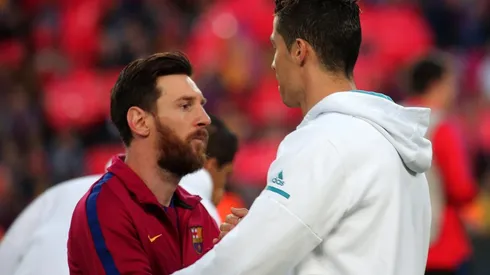 Messi y Cristiano en uno de sus tantos enfrentamientos.
