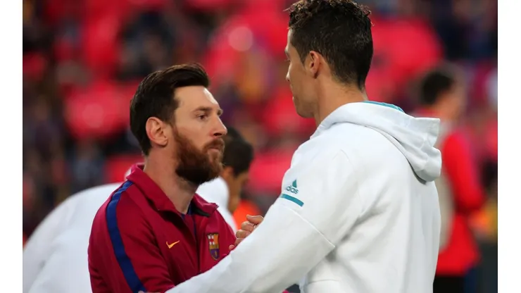 Messi y Cristiano en uno de sus tantos enfrentamientos.