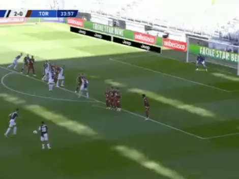 Video: Cristiano Ronaldo y un tiro libre de terror