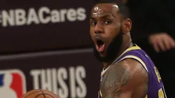 LeBron James, jugador de los Lakers (Getty Images)