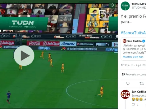 Épico trolleo de TUDN a Sancadilla