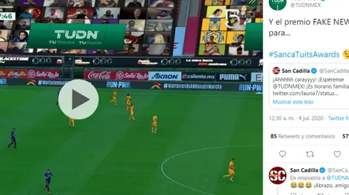 Épico trolleo de TUDN a Sancadilla