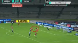 Insólito: gol en contra de Toluca y América gana 2-0