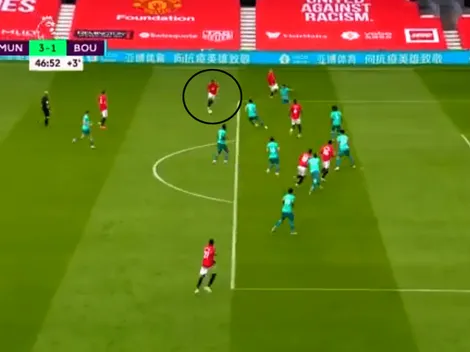 Más al ángulo imposible: qué golazo hizo Martial para Manchester United
