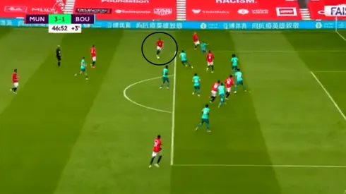 Más al ángulo imposible: qué golazo hizo Martial para Manchester United