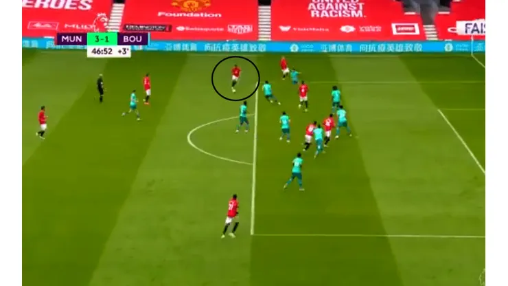 Más al ángulo imposible: qué golazo hizo Martial para Manchester United