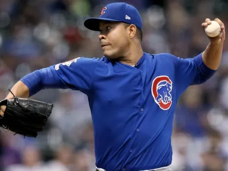 Insólito: pitcher estelar de los Cubs se lesionó la mano lavando los platos