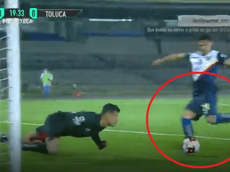 Henry Martin anota el 1-0 para América frente a Toluca