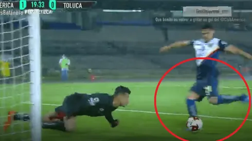 Henry Martin puso el 1-0 para América. (Captura)