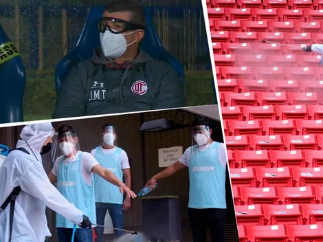 Las imágenes de la triste y nueva normalidad en el futbol mexicano