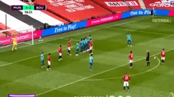 Viva el fútbol, Bruno Fernandes: en un tiro libre demostró toda su calidad