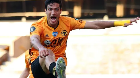 Raúl Jiménez en Wolverhampton (Getty)