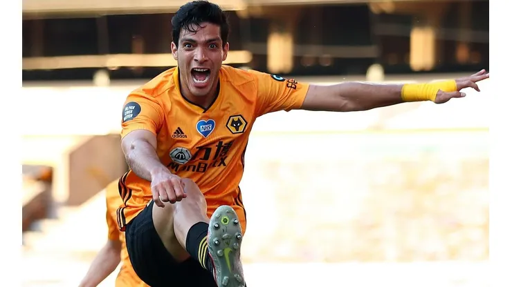 Raúl Jiménez en Wolverhampton (Getty)
