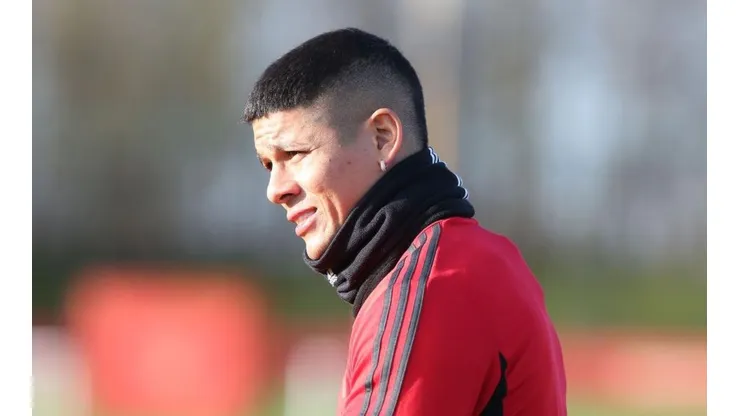 Marcos Rojo confirmó que lo llamó Riquelme pero que le dijo no a Boca