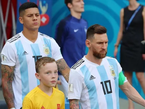 La increíble anécdota de Rojo con Messi antes de un Barcelona-United