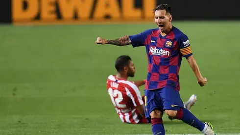 Foto de Lionel Messi, jugador de Barcelona.