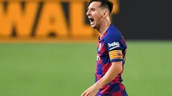 Foto de Lionel Messi, jugador de Barcelona.