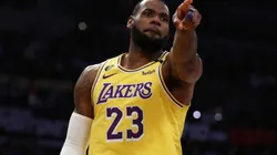 LeBron James, jugador de los Lakers (Getty Images)