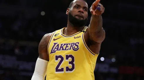 LeBron James, jugador de los Lakers (Getty Images)